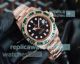 Rolex GMT-Master II Copy Watch-Rose Gold White&Green Diamond Bezel 40MM (5)_th.jpg